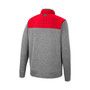 Men's Gray, Scarlet Nebraska Huskers Putter Herringbone Full-Zip Jacket