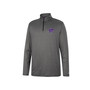 Men's Charcoal Kansas State Wildcats Logo Quarter-Zip Windshirt