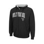 Men's Black West Virginia Mountaineers Arch and Logo 3.0 Full-Zip Hoodie