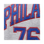 Men's Allen Iverson Heathered Gray Philadelphia 76ers Big and Tall Name and Number Pullover Hoodie