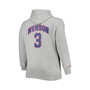 Men's Allen Iverson Heathered Gray Philadelphia 76ers Big and Tall Name and Number Pullover Hoodie