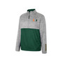 Men's Gray Miami Hurricanes John Half-Zip Jacket