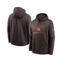 Men's Brown Cleveland Browns City Code Club Fleece Pullover Hoodie