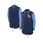 Men's Navy Tampa Bay Rays Dugout Performance Full-Zip Jacket