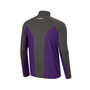 Men's Purple, Charcoal Kansas State Wildcats Two Yutes Raglan Quarter-Zip Windshirt