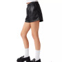 Women's Faux The Record Leather Shorts