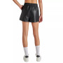 Women's Faux The Record Leather Shorts