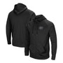 Men's Black Florida Gators Blackout 3.0 Tonal Raglan Full-Zip Hoodie