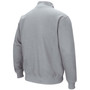 Men's Heathered Gray Clemson Tigers Tortugas Team Logo Quarter-Zip Jacket