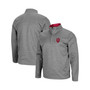 Men's Heathered Charcoal Indiana Hoosiers Roman Pullover Jacket