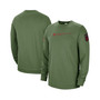 Men's Olive Arizona Wildcats Military-Inspired Pullover Sweatshirt
