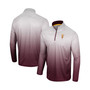 Men's White, Maroon Arizona State Sun Devils Laws of Physics Quarter-Zip Windshirt
