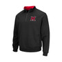 Men's Black Miami University RedHawks Tortugas Logo Quarter-Zip Jacket