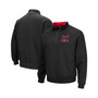 Men's Black Miami University RedHawks Tortugas Logo Quarter-Zip Jacket