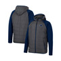 Men's Charcoal, Navy Penn State Nittany Lions Good On You Raglan Full-Zip Jacket