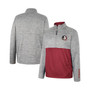 Men's Gray Florida State Seminoles John Half-Zip Jacket