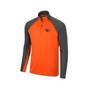 Men's Orange, Charcoal Oregon State Beavers Two Yutes Raglan Quarter-Zip Windshirt