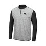 Men's Heathered Gray, Black Iowa Hawkeyes Prospect Quarter-Zip Jacket