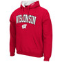 Men's Red Wisconsin Badgers Arch Logo 3.0 Pullover Hoodie