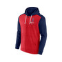 Men's Branded Heathered Red, Heathered Navy Los Angeles Angels Blown Away Full-Zip Hoodie