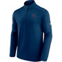 Men's Deep Sea Blue Seattle Kraken Authentic Pro Travel and Training Quarter-Zip Jacket