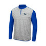 Men's Heathered Gray and Royal Pitt Panthers Prospect Quarter-Zip Jacket