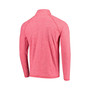Men's Branded Red, Heathered Red Calgary Flames Made to Move Quarter-Zip Pullover Jacket