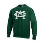 Men's Green Michigan State Spartans Vault Logo Reverse Weave Pullover Sweatshirt
