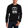 Men's Pug Life Word Art Crewneck Sweatshirt