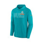 Men's Aqua Miami Dolphins Performance Team Pullover Hoodie