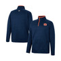 Men's Navy Auburn Tigers Rebound Quarter-Snap Jacket