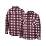 Men's Maroon, White Arizona State Sun Devils Ellis Plaid Full-Snap Shirt Jacket