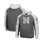 Men's Gray, Arctic Camo Nebraska Huskers OHT Military-Inspired Appreciation Tonal Raglan Pullover Hoodie