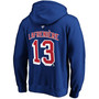 Men's Alexis Lafreniere Royal New York Rangers Authentic Stack Name and Number Pullover Hoodie