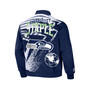 Men's NFL X Staple Navy Seattle Seahawks Embroidered Reversable Nylon Jacket