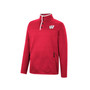 Men's Red Wisconsin Badgers Rebound Quarter-Snap Jacket