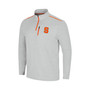 Men's Heathered Gray Syracuse Orange Great Scott Quarter-Zip Jacket