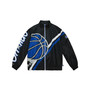 Men's Black Orlando Magic Exploded Logo Warm-Up Full-Zip Jacket