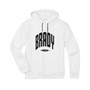 Men's White Varsity Pullover Hoodie