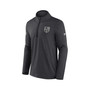 Men's Branded Heather Charcoal Los Angeles Kings Authentic Pro Rink Quarter-Zip Jacket