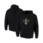 Men's Black New Orleans Saints Primary Logo Full-Zip Hoodie