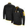 Men's Black Appalachian State Mountaineers Amnesia Quarter-Zip Pullover Jacket