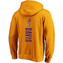 Men's Anthony Davis Gold Los Angeles Lakers Team Playmaker Name and Number Pullover Hoodie