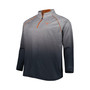 Men's Heather Gray Texas Longhorns Sitwell Raglan Quarter-Zip Jacket