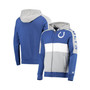 Men's Royal, Gray Indianapolis Colts Playoffs Color Block Full-Zip Hoodie