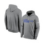Men's Heathered Charcoal Los Angeles Rams Fan Gear Wordmark Performance Pullover Hoodie