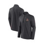 Men's Branded Heather Charcoal Arizona Coyotes Authentic Pro Rink Quarter-Zip Jacket