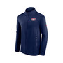 Men's Branded Navy Montreal Canadiens Authentic Pro Rink Fleece Full-Zip Jacket