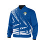 Men's NFL X Staple Blue Los Angeles Rams Embroidered Reversable Nylon Jacket