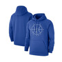 Men's Royal Duke Blue Devils Basketball Icon Club Fleece Pullover Hoodie
